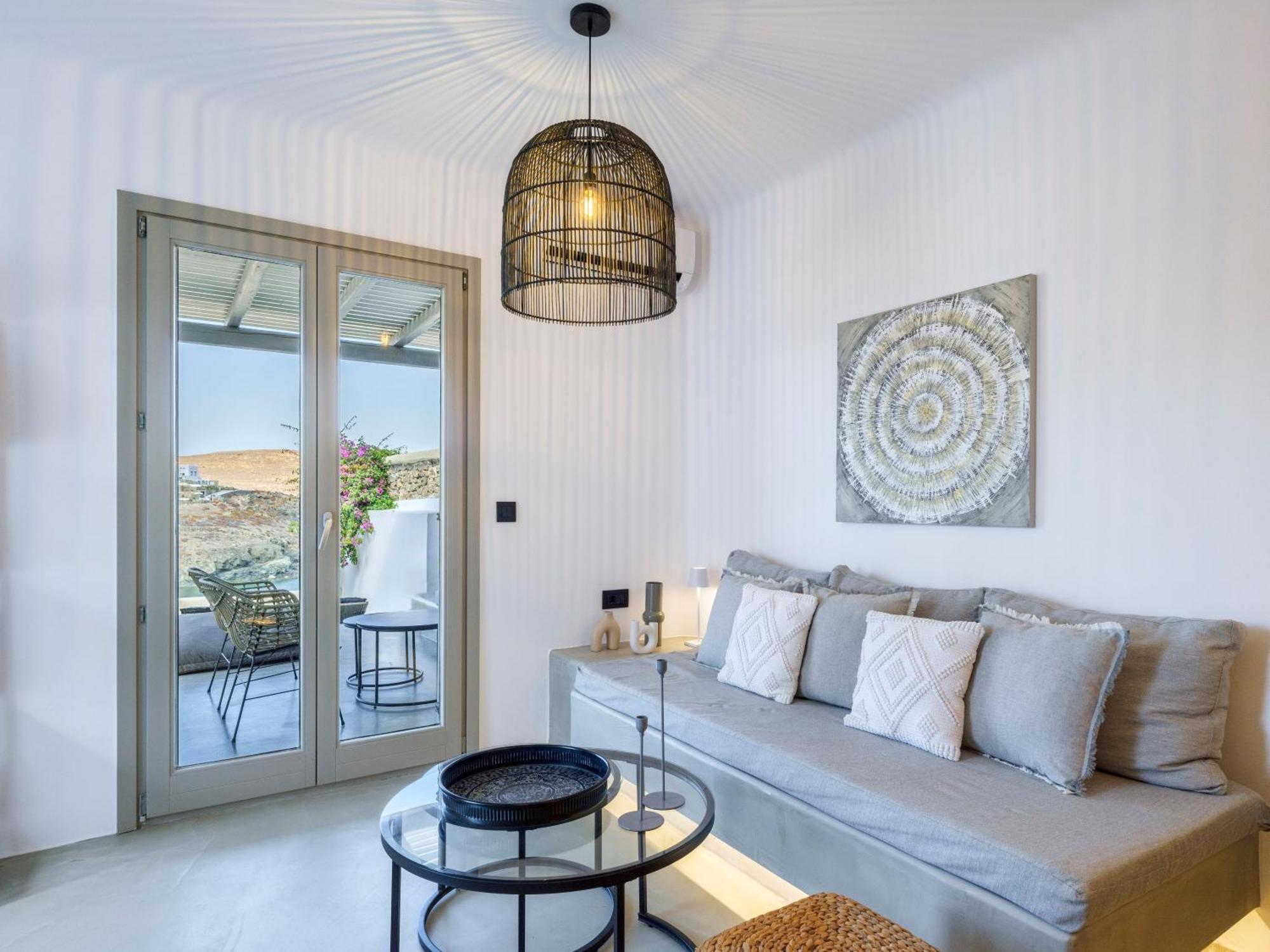Mykonos Residence Villas & Suites Merchia Beach المظهر الخارجي الصورة