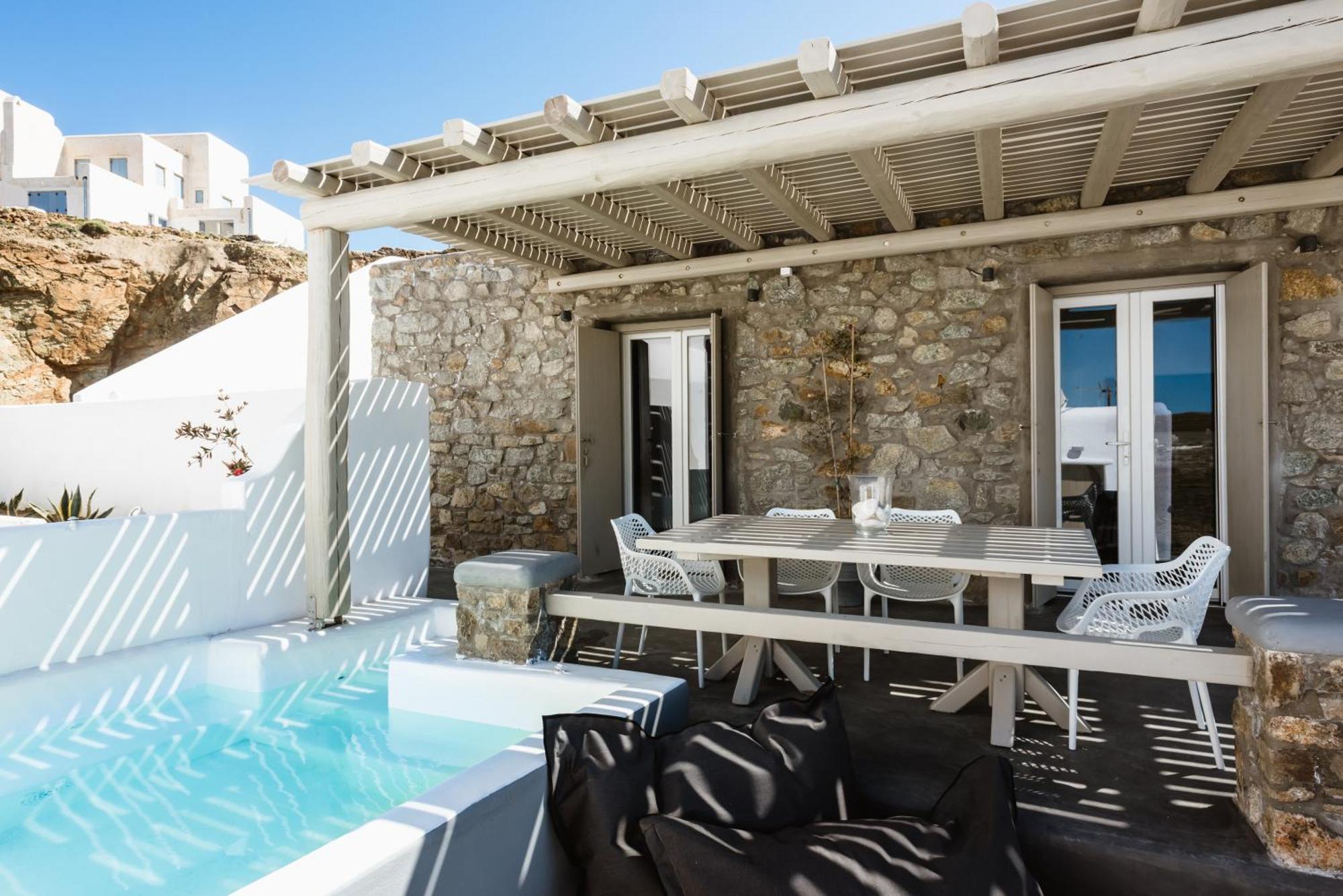 Mykonos Residence Villas & Suites Merchia Beach المظهر الخارجي الصورة