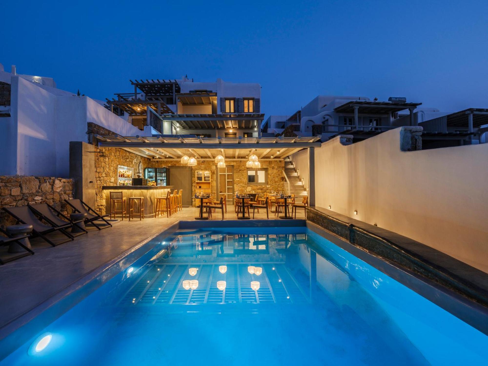 Mykonos Residence Villas & Suites Merchia Beach المظهر الخارجي الصورة