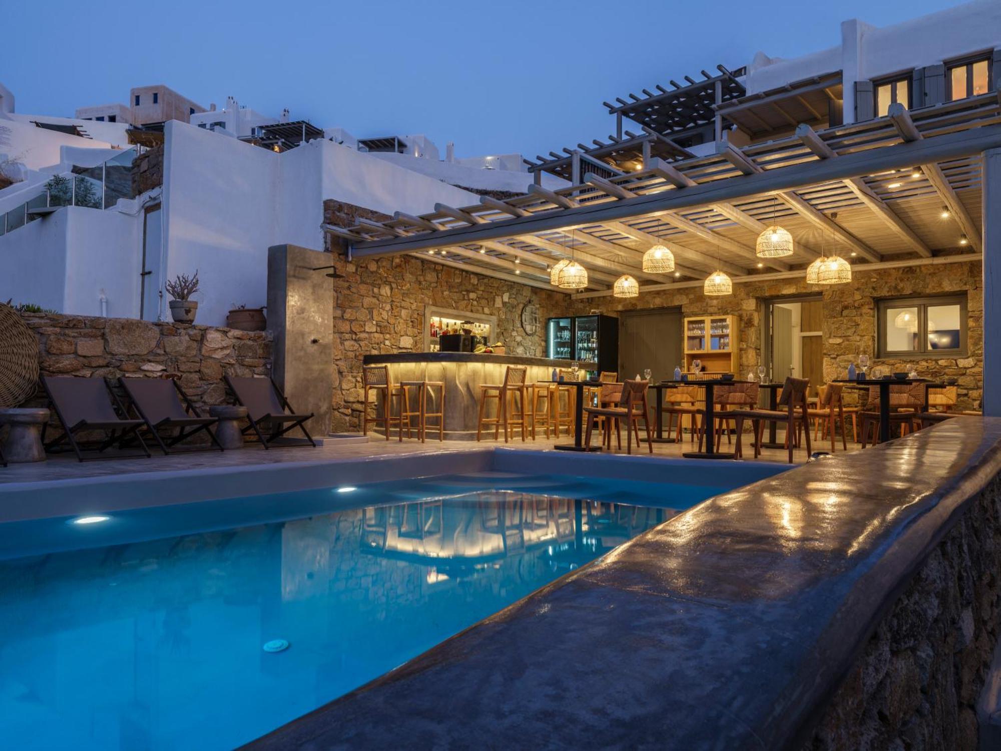 Mykonos Residence Villas & Suites Merchia Beach المظهر الخارجي الصورة