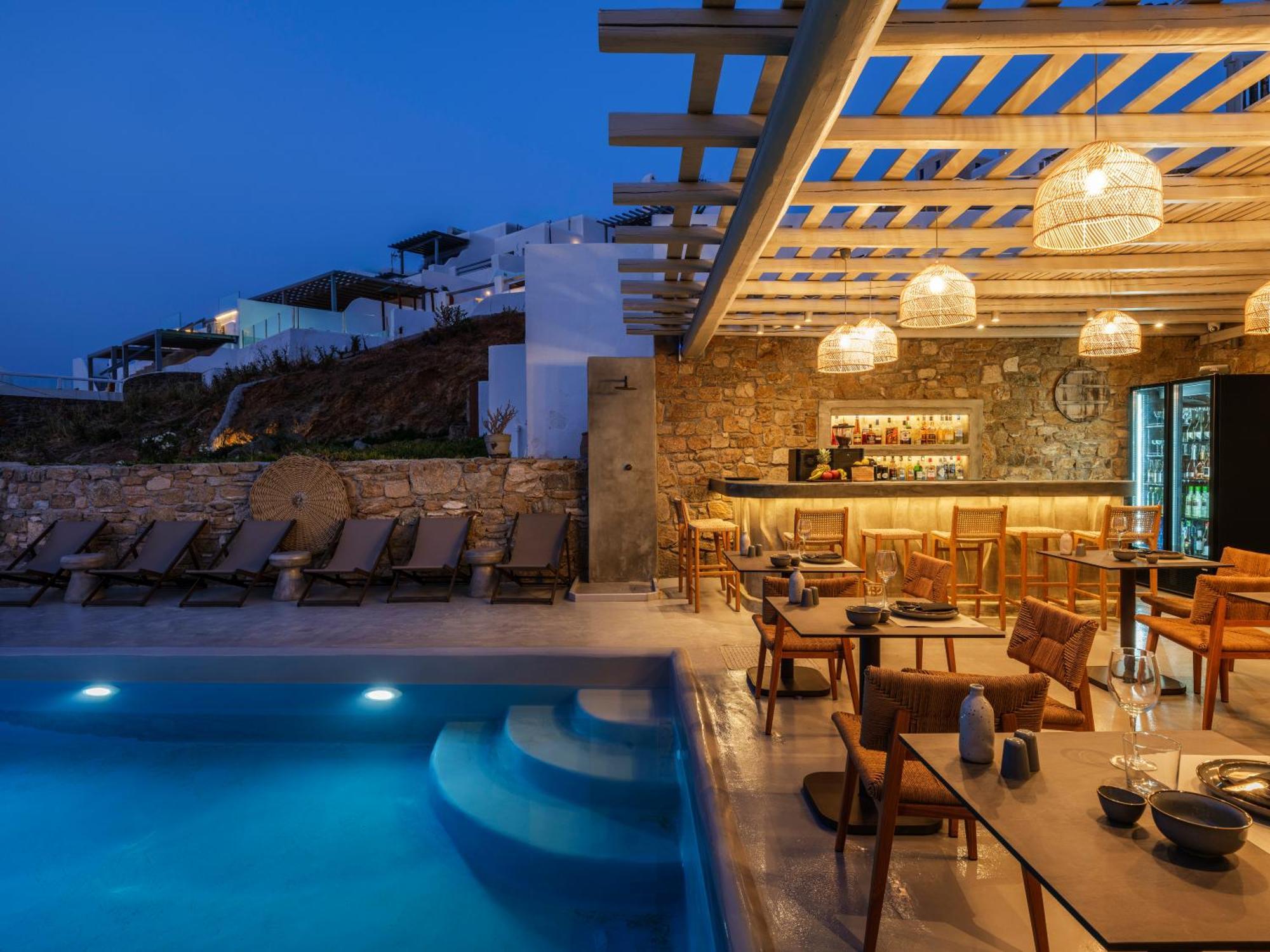 Mykonos Residence Villas & Suites Merchia Beach المظهر الخارجي الصورة