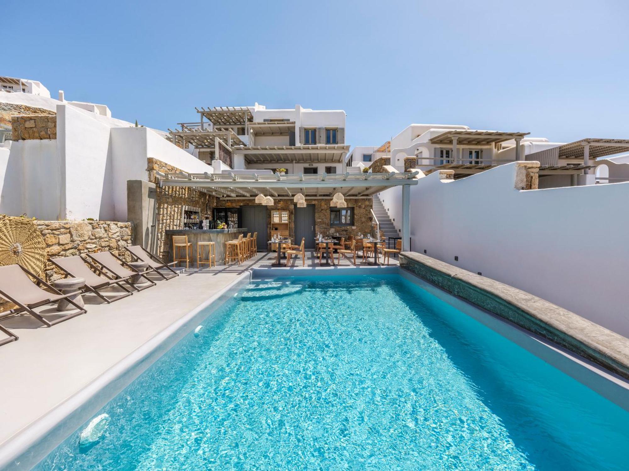 Mykonos Residence Villas & Suites Merchia Beach المظهر الخارجي الصورة